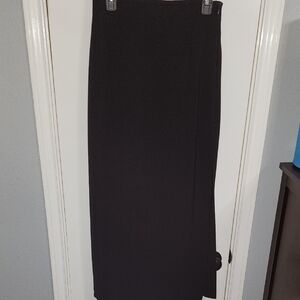 Vera Mont Evening Classic Black Maxi Skirt Sz 40 us 10